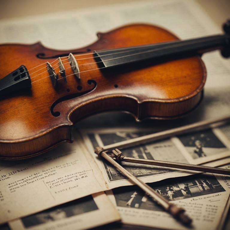 A compelling instrument piece where each stroke of the bow on violin strings pulls the listener deeper into a reflective pool of past emotions, mirrored in the quiet corners of a dimly lit room.