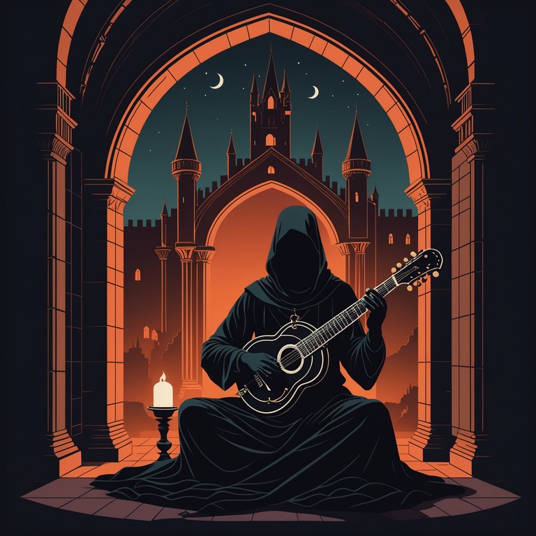 Painting an auditory picture of twilight whispers blending with the soft strumming of a sitar, this alternative version delves deeper into the soul of the gothic intertwined with the mystique of the exotic, fostering a connection that feels both ancient and undeniably present.