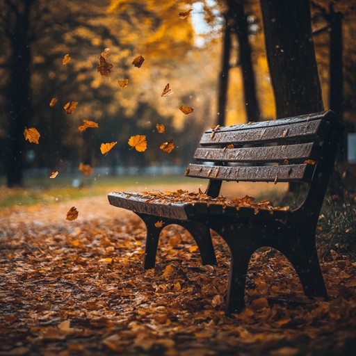 An evocative samba tune that paints a soundscape of autumn's melancholic beauty, drawing from the natural imagery of falling leaves and wistful breezes to create an atmosphere of deep yearning and reflective solitude.