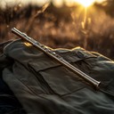 a soothing flute piece capturing a soldier's silent contemplation.