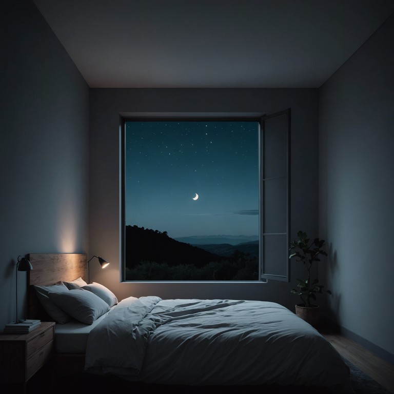 A track that encapsulates the feeling of solitude and introspection, whispers in the night uses minimal instrumentation to convey the profound depth of late night loneliness. With soft, melancholic melodies, this piece mirrors the quiet ambiance of a dimly lit bedroom where thoughts wander freely in the silence of the night.