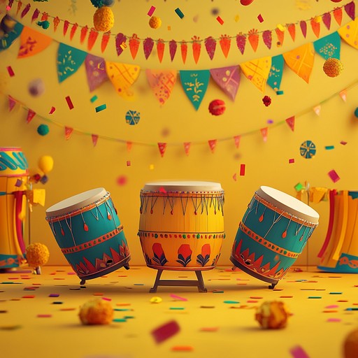 An uplifting instrumental bhangra piece blending traditional dhol rhythms with modern melodies, creating an energetic and festive atmosphere perfect for celebrations, parties, and dance events. The vibrant beats encourage listeners to join in the joyful movement and embrace the spirit of unity and happiness.