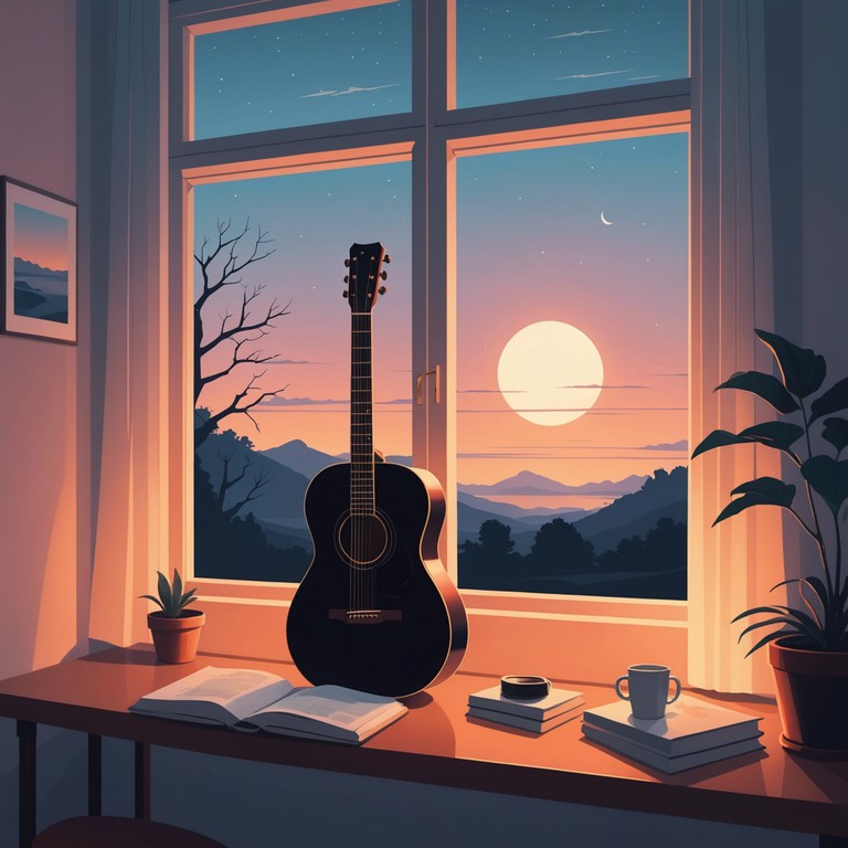 A gentle acoustic guitar composition evoking deep emotional connections and a profound sense of introspection. This piece serves as a sonic companion for solitary musings or therapeutic solitude.