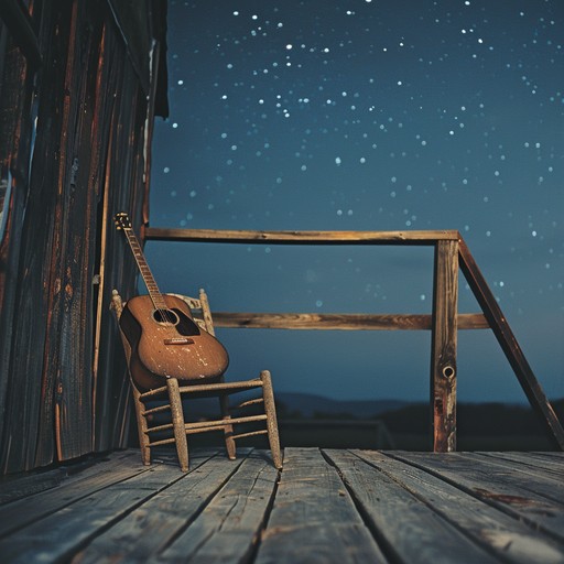 As the night deepens, a single acoustic guitar captures the essence of reflection and past emotions, enveloping the listener in a soft blanket of sound that pulses with the heart's quiet sorrows and the whisper of the wind against lonely windows.