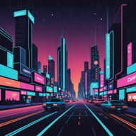 vibrant beats blend with futuristic synths.