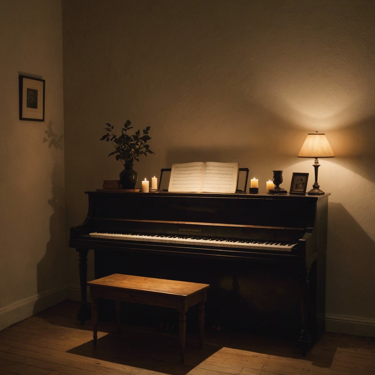 A haunting electric piano leads this soul inspired instrumental, capturing the essence of solitude through a tapestry of soft, mysterious melodies that echo like voices from a serene, shadowed past.