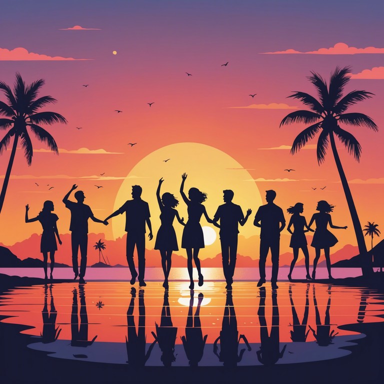 An anthem to the carefree days of summer, this track combines vibrant synth melodies with energetic rhythms, mimicking the ecstatic mood of sunny beach days and retro dance floors.