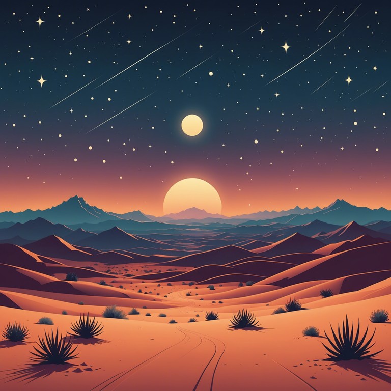 In this track, a deeply resonant wood flute carries the melody, evoking a sense of ancient stories told beneath a vast, star filled desert sky. As the piece progresses, the soundscape grows with subtle percussion, suggesting the mysterious rustle of winds sweeping across sand dunes.