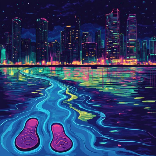 An instrumental groove that captures the lively energy of city nights, blending body percussion and foot stomps to create a dynamic rhythm that mirrors the heartbeat of urban life beneath the glow of neon skies.