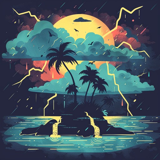 This track combines the heat of tropical soundscapes with a fiery, aggressive twist. Rapid congas and sharp steel drums drive the rhythm, creating a blend of intense and vibrant energy. Perfect for evoking images of a wild island storm, the constant tension and unpredictability will capture listeners' attention from start to finish.