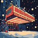 an instrumental capturing the magic of broadway's festive season