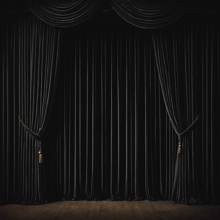 In this track, violins stealthily weave through a chilling, suspenseful atmosphere, evoking the image of dimly lit opera balconies and secretive whispers. Rising crescendos mimic the increasing tension, transporting the listener to a thrilling operatic scene