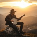 upbeat bluegrass tune showcasing confident strumming and vibrant energy.