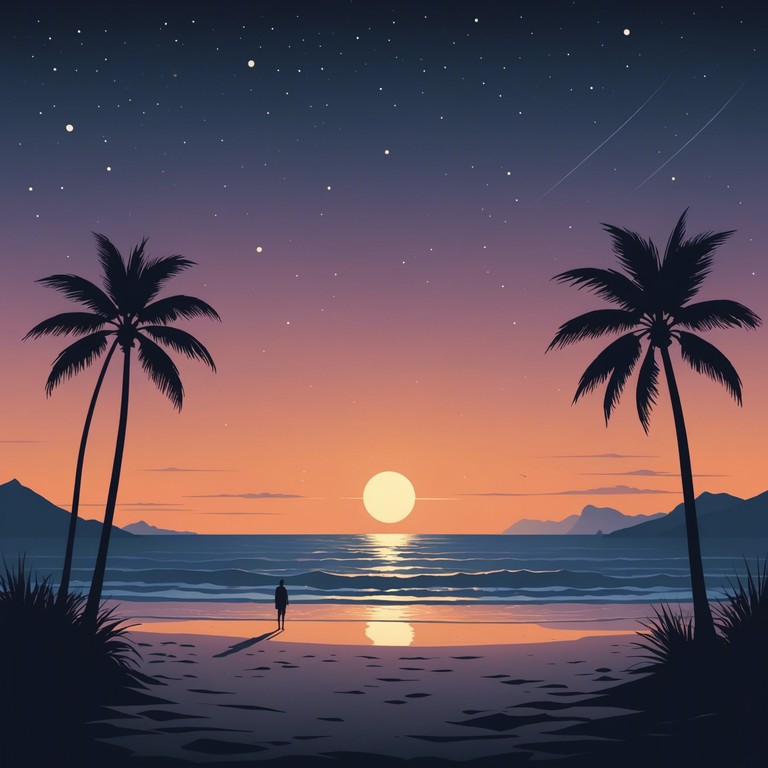 This track creates an ambient atmosphere suitable for night time relaxation or soft gatherings, where subtle beats and synthesized melodies whisper like a calm night breeze.