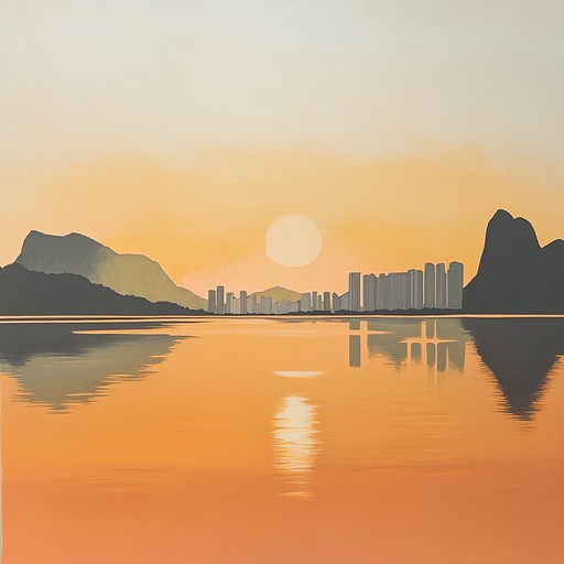 A gentle instrumental samba that invites listeners to introspect and contemplate, featuring soft acoustic guitar melodies intertwined with subtle rhythms, creating a peaceful and melancholic ambiance.