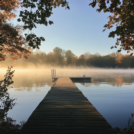 An instrumental composition featuring a solo flute, creating a sense of calm and optimism as dawn breaks, emphasizing the symbiotic relationship between nature's beauty and emotional well being.