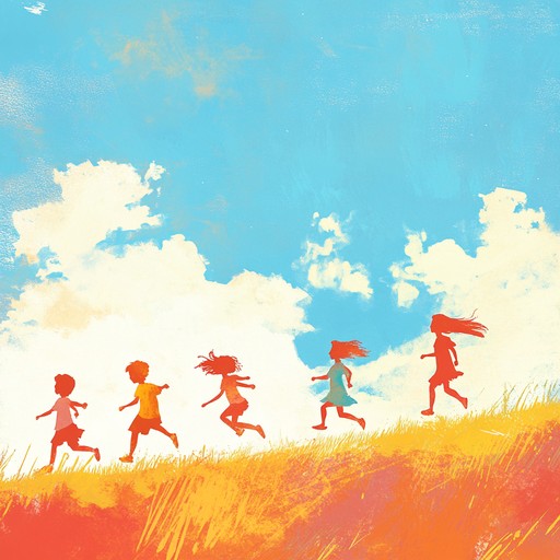 An instrumental piece that blends lively rhythms and joyful melodies to capture the essence of children's liberation and the boundless possibilities of their future. The song uses playful tones to evoke feelings of joy, freedom, and the exhilaration of overcoming obstacles, inspiring listeners with a sense of hope and optimism.