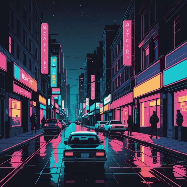 This track features a riveting fusion of sharp electronic beats with a hauntingly melodic undercurrent, designed to evoke the thrill of neon lights and restless nights. The crisp, clean sound of a synthesizer carries the melody, pushing the boundaries of typical electropop to create something edgy and memorable.