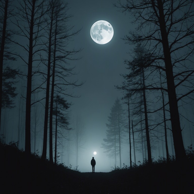 Alternating smoothly between moments of deep introspection and eerie quiet, moonlight murmurs echo recreates the silent conversations one has with oneself under the enveloping darkness of a full moon. This track is perfect for moments of solitary reflection, enveloped in the soft, seductive beats of midnight.