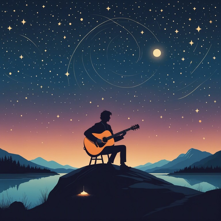 This song captures the essence of reflective solitude, featuring a guitar that whispers tales of yesteryears under a starlit sky. Each strum reflects a blend of joy and sadness, symbolizing the beauty of fleeting moments in life.