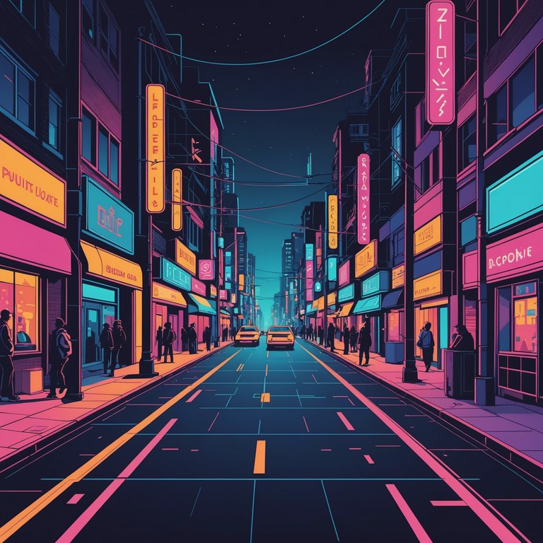 This track encapsulates the essence of city life after dark, featuring funky bass lines and rhythmic urban beats that evoke imagery of neon lights and bustling nightlife. Each note is crafted to keep the groove tight and the atmosphere electric, perfect for urban themed content or just a night out soundtracking.