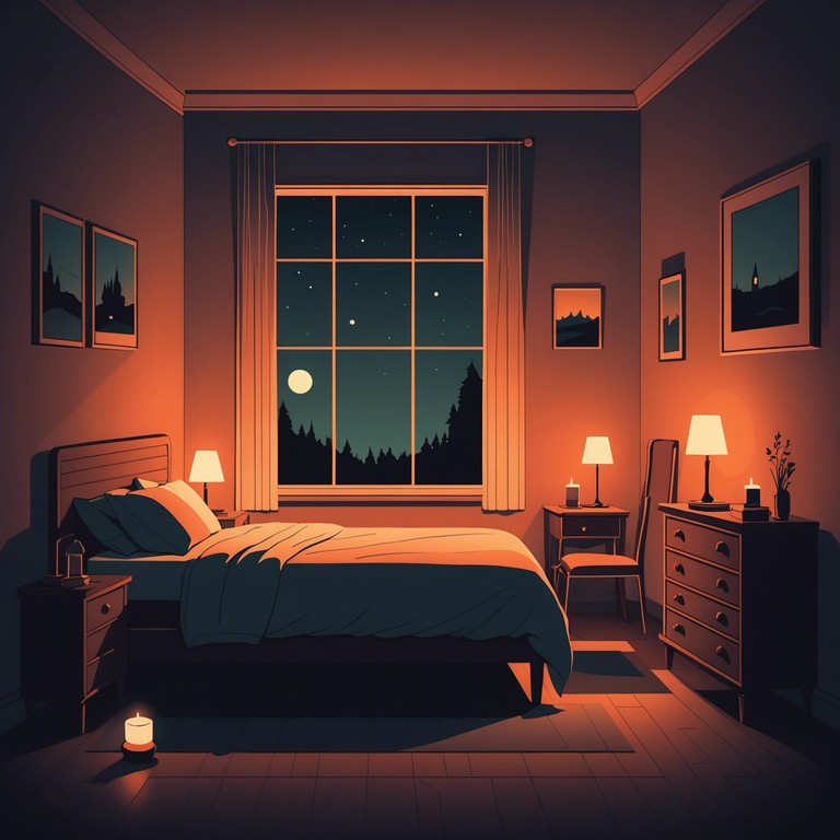 In this track, the soft strumming of a classical guitar accompanies gentle, whispered vocals that suggest a tale of quiet, passionate confessions during a serene night. The song slowly builds a minimalist, yet emotionally powerful soundscape, perfect for reflective or intimate moments.