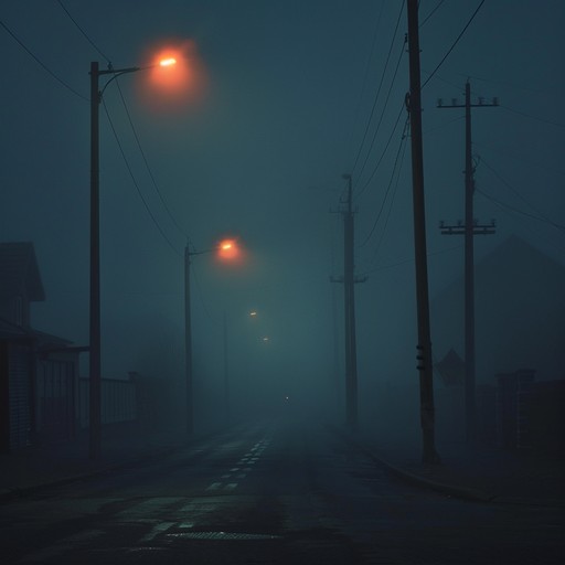 This track combines ominous reverb drenched samples with dark, gritty beats, creating an unsettling yet head nodding atmosphere. Echoing synths and sparse drum patterns enhance the haunted feel, while haunting vocal samples lurk in the background, adding suspense and mystery. It captures the essence of late night urban exploration in a deserted, eerie environment.