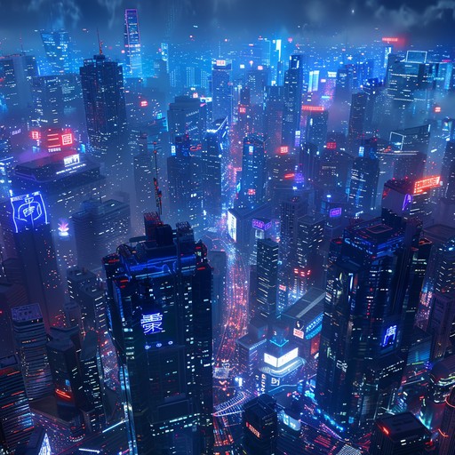 Experience a surreal blend of futuristic urban sounds with mechanical and digital elements, enveloping the listener in a night time city mission. Synthesized textures and characteristic garage rhythms combine to evoke a mysterious and enigmatic atmosphere