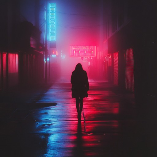 An instrumental track blending haunting melodies and phonk beats, evoking the sensation of drifting through foggy, neon lit cityscapes at midnight.