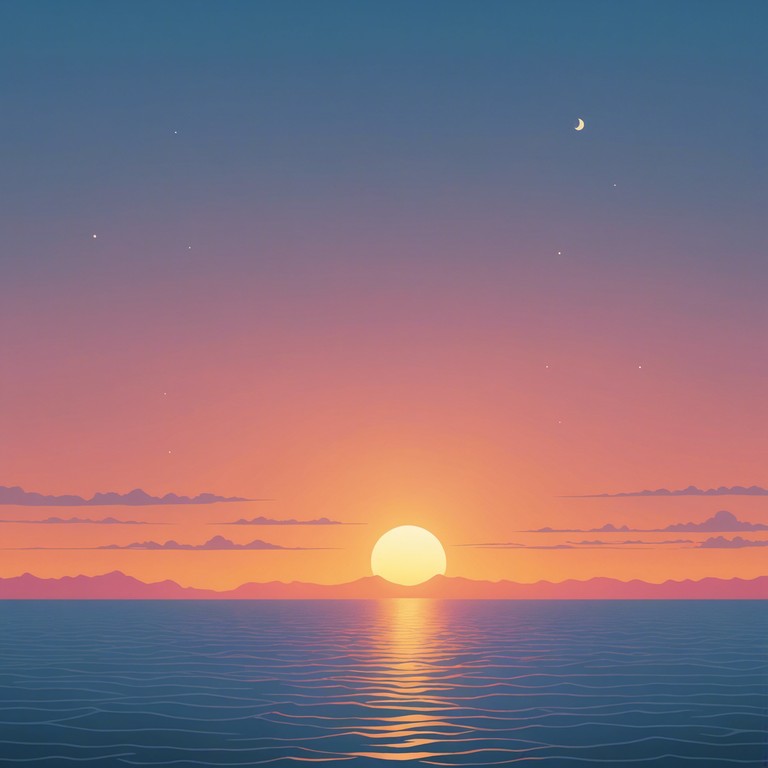 This instrumental track begins with soft piano tones, gradually building into a full orchestral crescendo that inspires and uplifts its audience. The song is structured to increase in intensity, mimicking the sunrise's gradual illumination of the world, and designed to motivate listeners towards a day of achievements