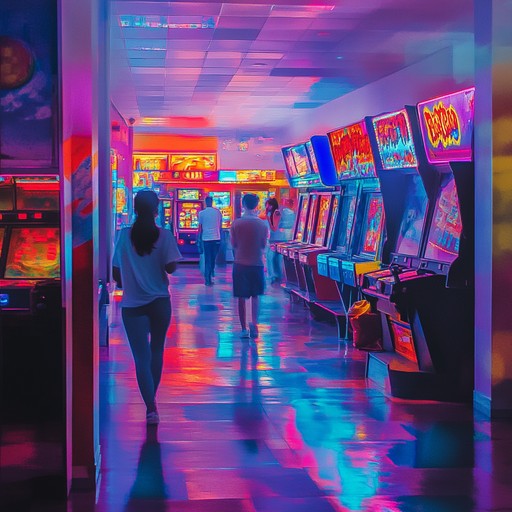 Imagine walking into a vibrant arcade in the 1980s, neon lights illuminating the room. The synth waves fill the air with a sense of longing and excitement. This instrumental track blends retro synthesizers with dreamy melodies that transport listeners to a simpler time filled with youthful wonder.