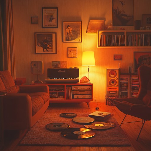 As comforting as an old blanket and as inviting as a cup of hot cocoa, this music evokes the spirit of a time when jazz bands ruled and vinyl was the premier form of musical enjoyment. The ambiance is filled with echoes of laughter and clinking glasses, transporting the listener to the smoky jazz clubs of the 1940s.