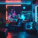 pulsing beats and glowing synths paint a vivid picture of a futuristic cityscape after dark