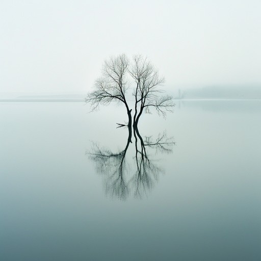 This minimalist piece features delicate, shimmering textures that gently ebb and flow, creating a sense of calm and inner peace. The sparse arrangement allows ample space for the listener's thoughts to wander and reflect, while subtly evolving drones and occasional melodic fragments provide a soothing backdrop. The overall atmosphere is one of tranquility and introspection, inviting the listener to pause and connect with their inner self amidst the hustle and bustle of daily life.