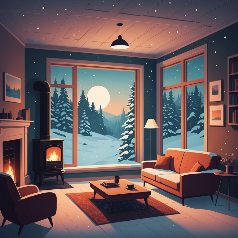 Dive deeper into the emotional spectrum of the holidays with gentle piano notes and ambient backdrops creating a serene and reflective atmosphere, perfect for quiet evenings by the fire. The music carefully balances the joy of the season with the introspective moments that winter can bring.