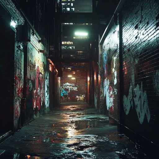 This track features a blend of dark urban vibes and intense lofi beats, creating an energetic and aggressive soundscape that embodies the essence of city life