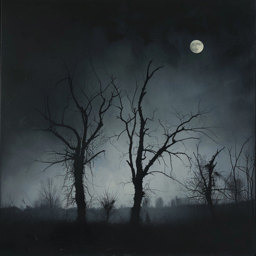 A deeply atmospheric bluegrass instrumental that evokes the eerie stillness of a haunted rural landscape at midnight. Sparse banjo plucking and resonant dobro notes create a haunting, cinematic soundscape. The track subtly weaves together elements of appalachian folk with a dark, brooding atmosphere, successfully blending the familiar with the supernatural