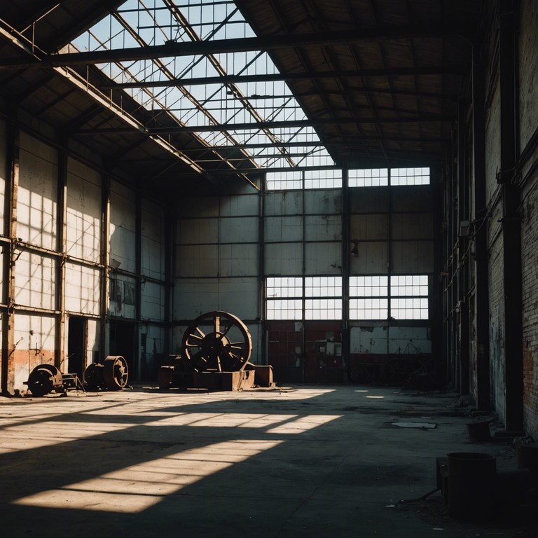 Imagine an abandoned factory, with lingering guitar echoes building a layered, menacing atmosphere that spirals into a heavy auditory experience. A sinister presence is almost tactile as the strings vibrate with the story of a place forgotten by time but alive with memories.