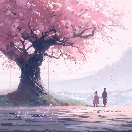 This instrumental track beautifully represents a tender anime scene where emotions bloom like cherry blossoms in the spring. The gentle piano melody is paired with subtle orchestral strings, creating an atmosphere of heartfelt warmth and nostalgia. Perfect for moments of reflective beauty or romantic encounters in anime narratives.