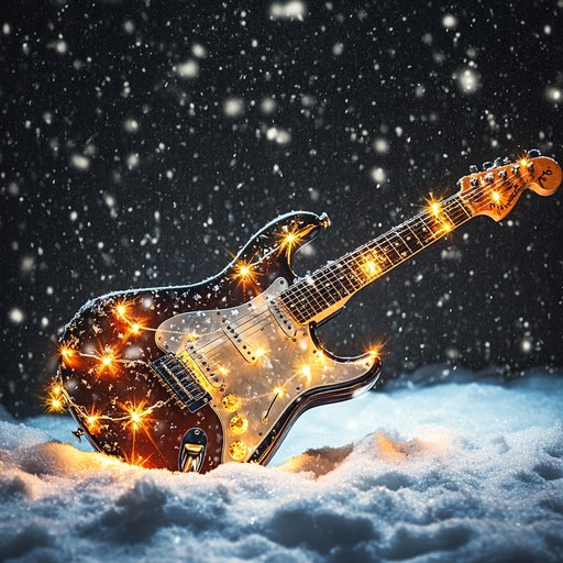 A powerful instrumental heavy metal track that merges festive holiday melodies with roaring guitar riffs, creating an exhilarating and joyous atmosphere.