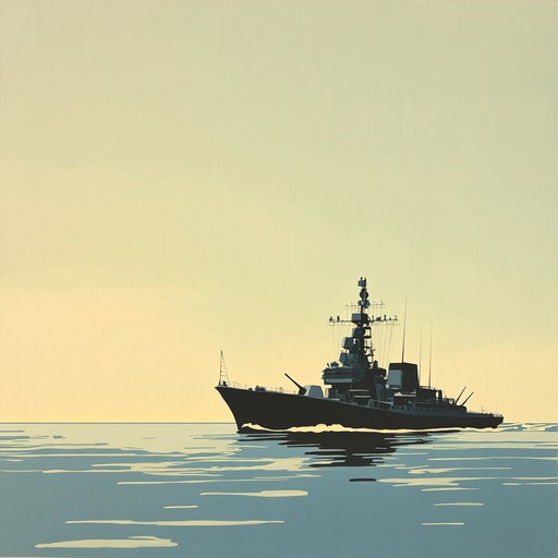 A soothing, instrumental piece that captures the gentle sway of life aboard a russian navy ship. Soft, undulating rhythms mimic the sea waves, while traditional russian melodic elements weave through the composition. The song is a tribute to the seafaring men and the calmness of the open waters, creating an introspective and heartfelt atmosphere.