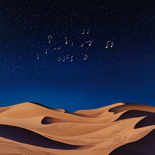 An ambient composition featuring the oud, weaving gentle melodies that capture the peaceful essence of a desert twilight