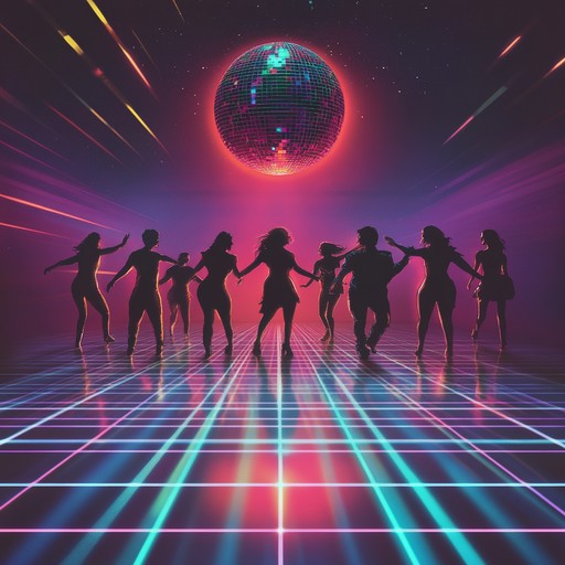 A musical journey back to the glitzy era of disco and early electronic music with a modern synthwave twist. This track combines the rhythmic groove of the 70s disco with the nostalgic synths of the 80s, providing a unique blend that feels both vintage and contemporary.