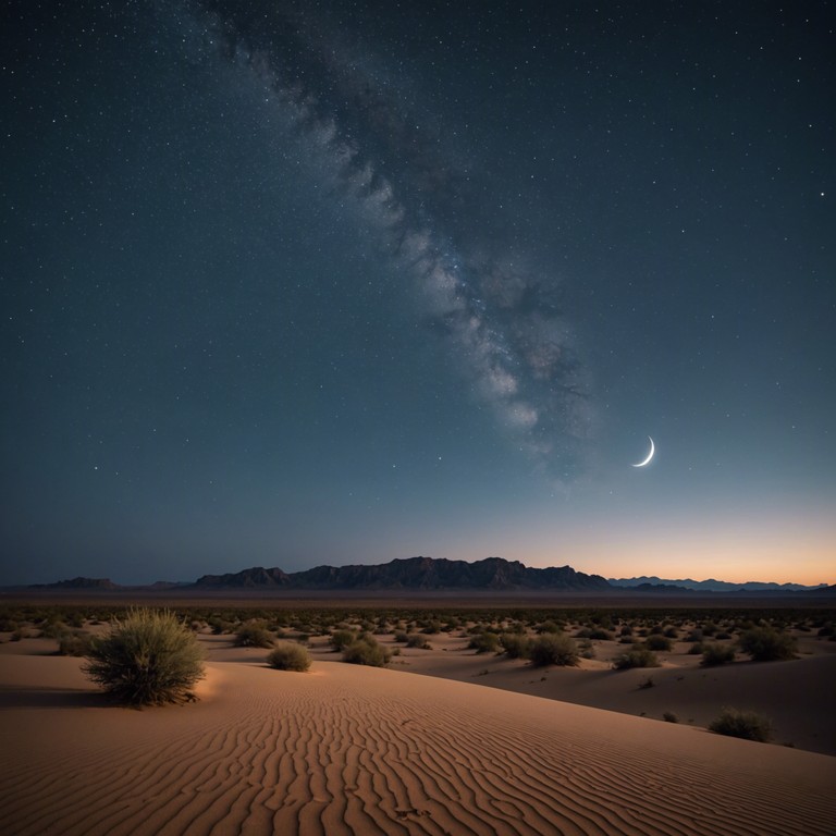 Translating the peace and mystery of the desert into sound, this composition uses the unique timbre of the oud to paint a soundscape that resonates with deep introspection and calm.