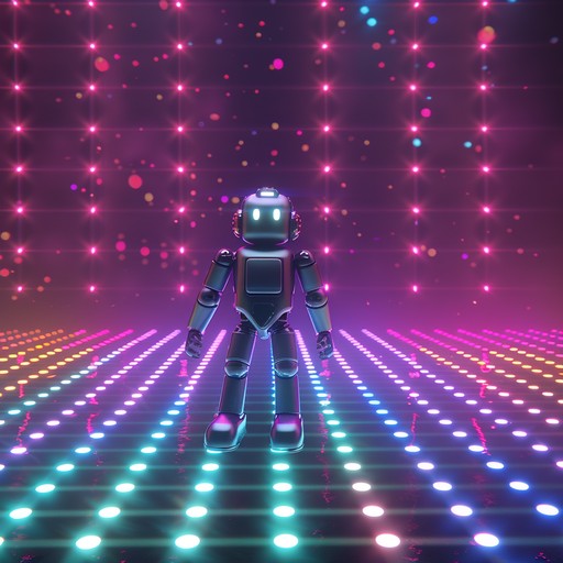 Let your imagination run wild at the ultimate robot dance party! futuristic beats blend seamlessly with playful robotic melodies, creating an euphoric, novelty vibe that's both captivating and joyous. Perfect for brightening any mood or setting an energetic, whimsical atmosphere.