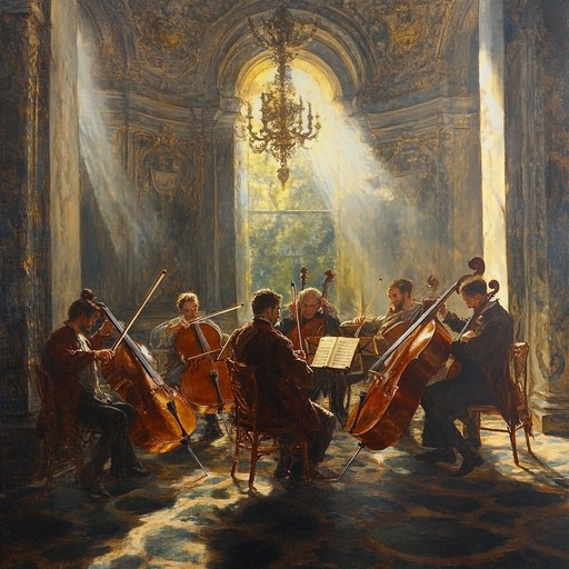 A lively and spirited instrumental that fuses traditional baroque elements with invigorating rhythms, creating a rich tapestry of sound that uplifts and energizes the listener through its joyful melodies and dynamic harmonies.