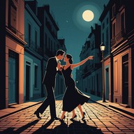 intense tango rhythm with dramatic orchestral sweeps