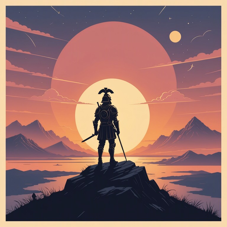 This composition starts with a haunting electric guitar solo, transitioning into a powerful, orchestral explosion, ideal for climax scenes where the protagonist achieves victory. It encapsulates the essence of battle and conquest, igniting a sense of victory and resolution in the listener.
