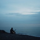 soft guitar invokes evening's lonely, wistful reflections