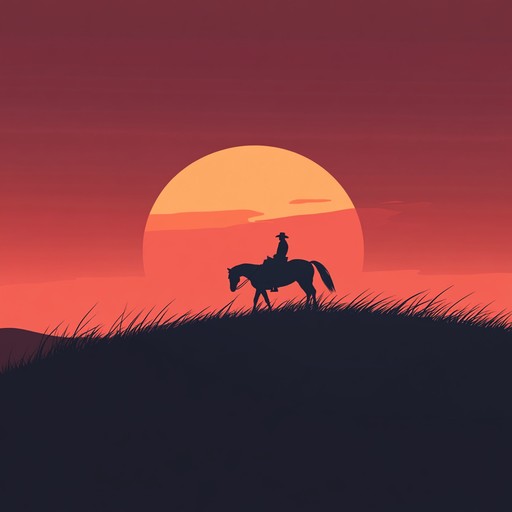 An uplifting western instrumental track that captures the spirit of adventure and the courage to venture into the unknown. The music evokes images of vast open landscapes, galloping horses, and the warm glow of the setting sun as one journeys toward new horizons.